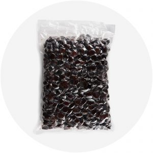 Ελιές ζαρωμένες ανάλατες Vacuum 3kg - Γαϊτατζή, Δάτο Καβάλας